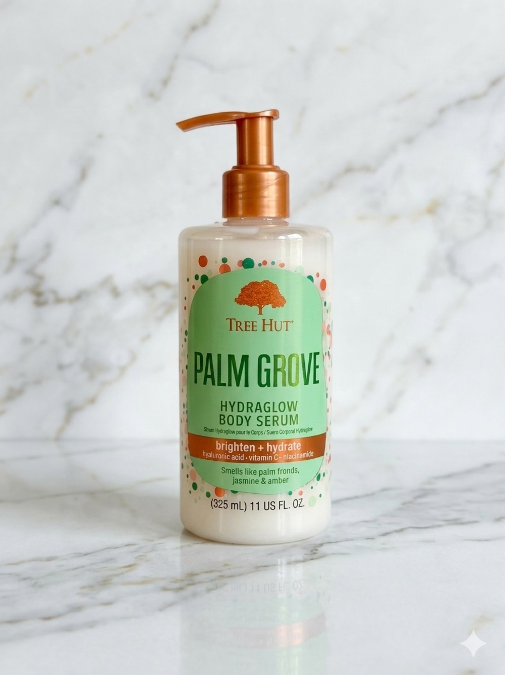 Tree Hut Palm Grove Hydraglow Body Serum - Brighten & Hydrate (Green)